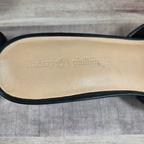 Lindsay Phillips Black Addison Sandals - Picture 11 of 15